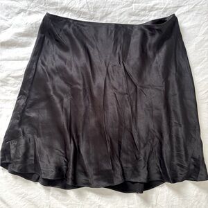 & other stories satin mini skirt